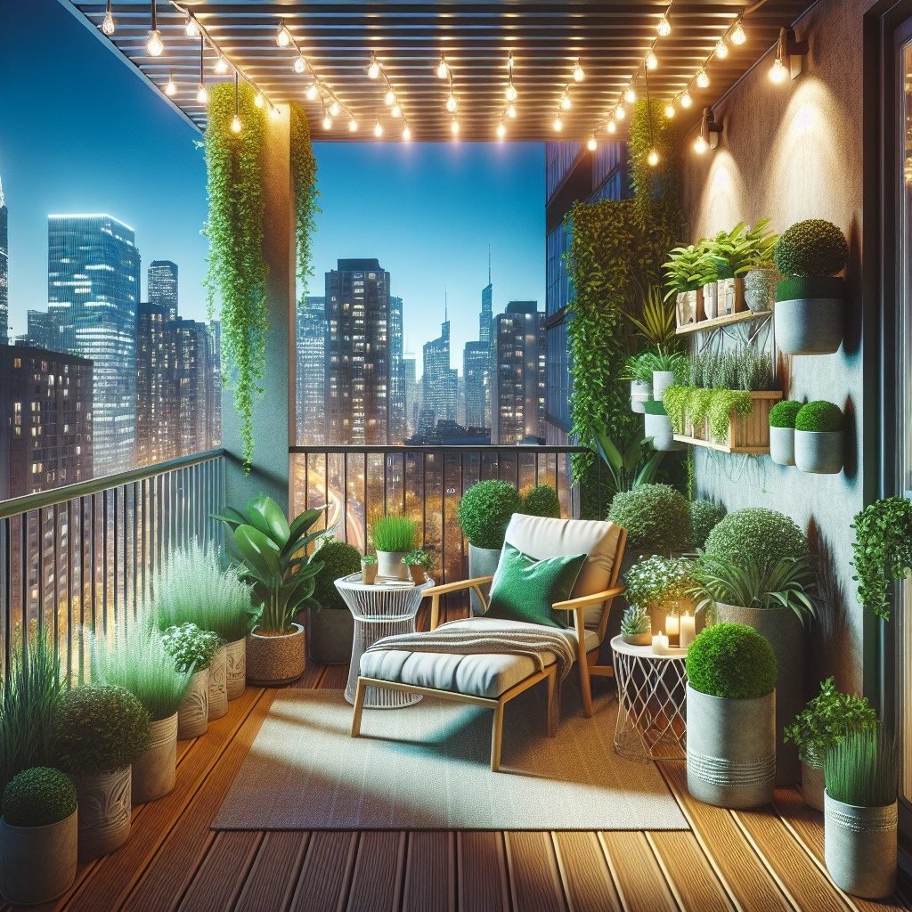 Idei pentru balcon urban: transformă spațiul mic într-o oază de relaxare 1 balcon