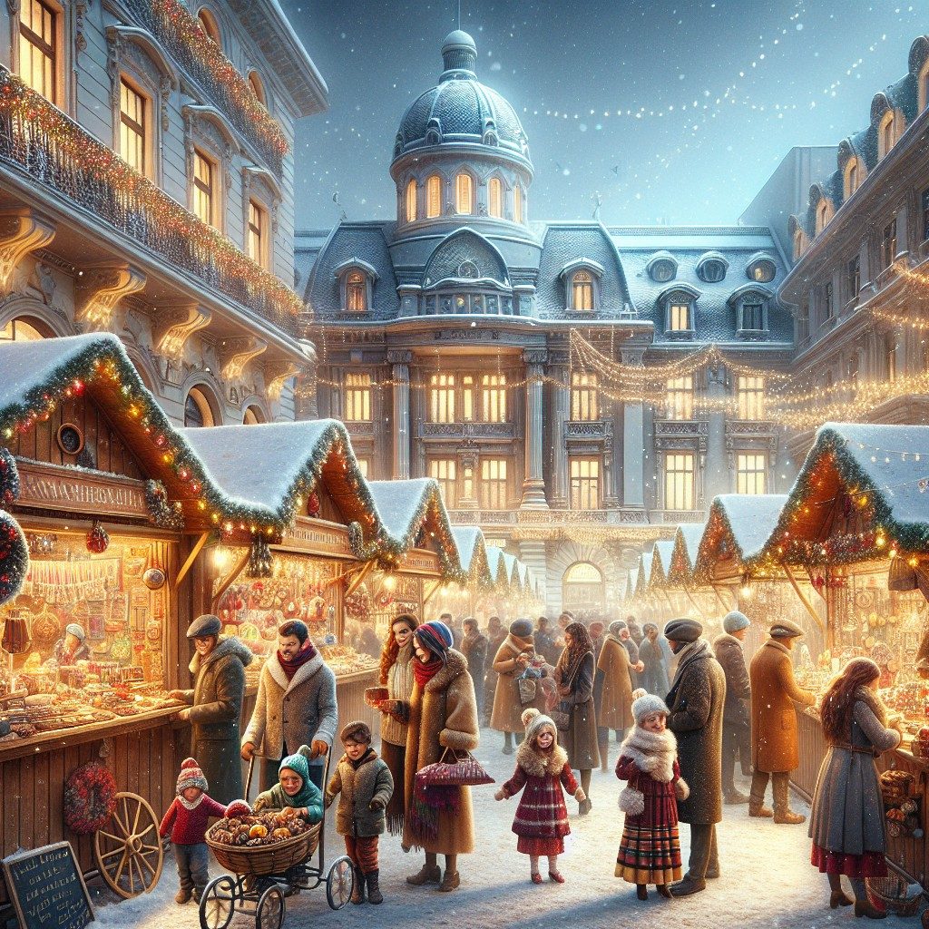 Târguri de Crăciun cu eleganță interbelică în București pentru familii